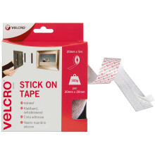 VELCRO Brand Stick On Tape Cut,to,Length Strong Hook & Loop Self Adhesive