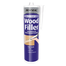 Ronseal MPWFL310 310ml Multi,Purpose Wood Filler Cartridge , Light