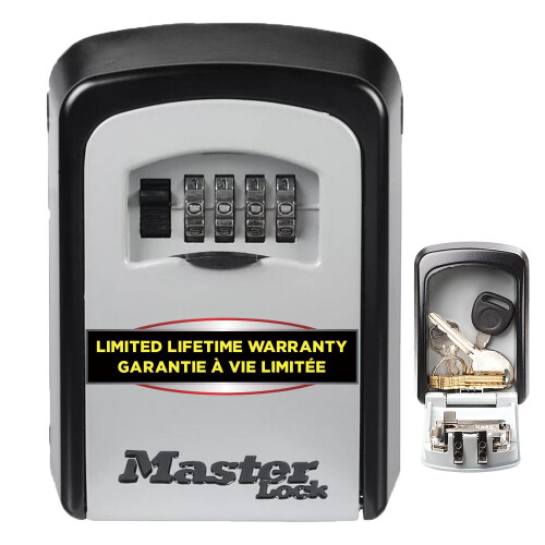 Master Lock Master Lock Key Safe, 5401EURD, Wall Mounted, Medium, Strong Aluminium