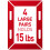 3M Command Large Picture Hanging Strips , 4 Pairs (8 Strips) Adhesive Strips, 2