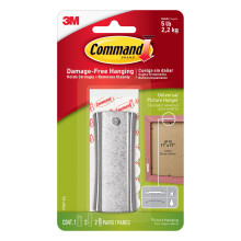 Command Sawtooth Sticky Nail & Stabilizer Strips, 1,Hangers, 2,Strips,