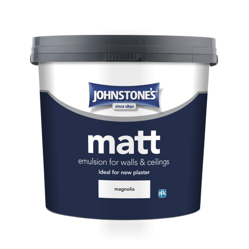 Johnstone's 5LTR , JOHNSTONES JONMAT CONTRACT MATT EMULSION MAGNOLIA