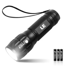 LE LED Torch Battery Powered, LE1000 Super Bright Hand Flashlight,