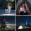 LE LED Torch Battery Powered, LE1000 Super Bright Hand Flashlight, 4