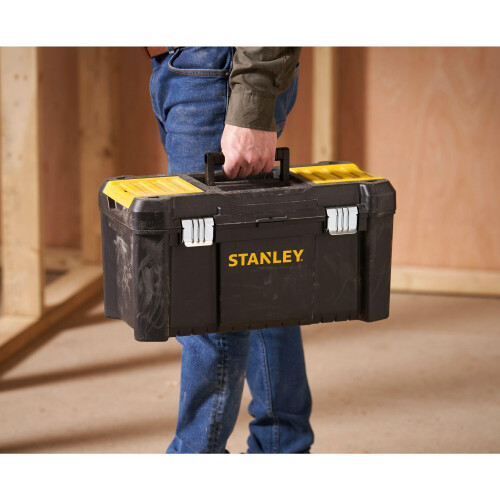STANLEY STANLEY Essential Tool Box (19in), Durable Storage Solution with Removable 2