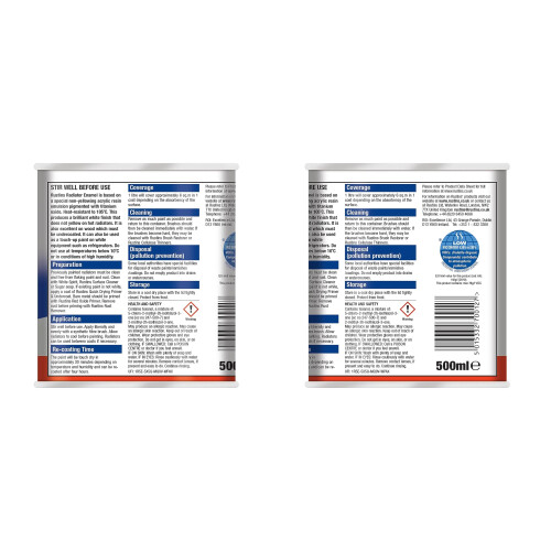 Rustins RUSTINS Quick Drying Radiator Enamel Satin 500ml – Durable, Long,Lasting 1