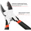 BOENFU Precision Wire Cutter, 6 Inch Wire Flush Cutters Ultra Sharp Side 2