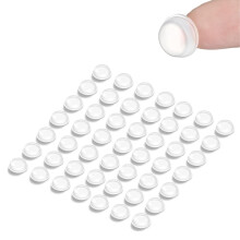 50 Clear Soft Close Pads , Small Silicone Rubber Bumper Pads , Self