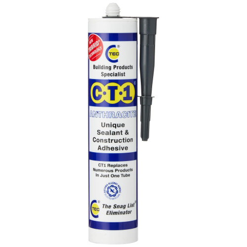 CT1 Anthracite (Dark Grey) TRIBRID Multi Purpose Sealant & Adhesive ,
