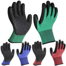 PROGANDA Gardening Gloves 3 Pairs Ultra,Grip Work Gloves Non,Slip Latex