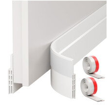 2 Pack Draft Excluder for Doors, Self Adhesive Door Draft Excluder