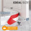 2 Pack Draft Excluder for Doors, Self Adhesive Door Draft Excluder 2