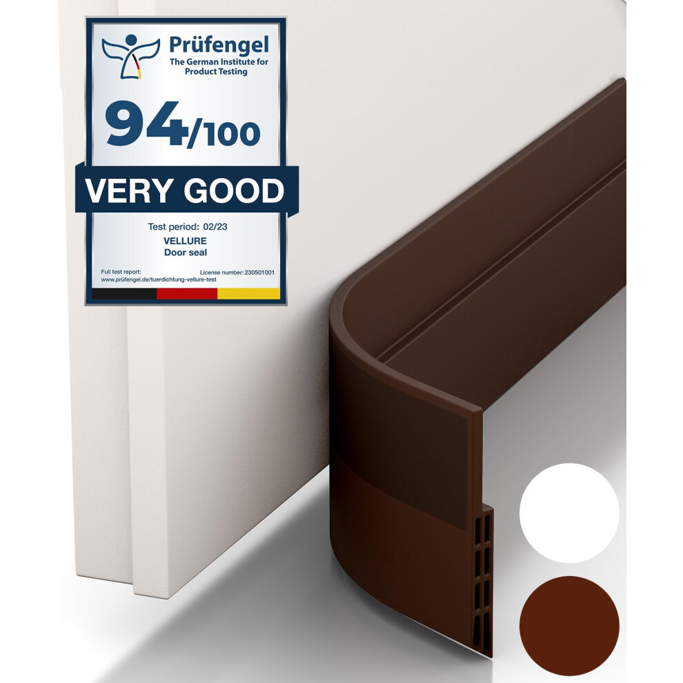 Vellure 5X Premium Door Draft Excluder Strip Door Seal For Energy Saving 43748327