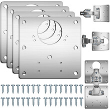 Hinge Repair Plate,4PCS Cabinet Hinge Repair Plate with Customized