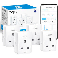 Tapo P110 (4,Pack) Smart Plug with Energy Monitoring, Max 16A, Works with
