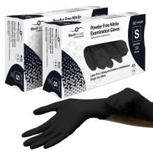 Farla Medical MediHands Disposable Small Nitrile Gloves , Powder Free and