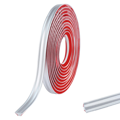 Silver PVC Quadrant Trim,Flexible Laminate Beading Self Adhesive Plastic