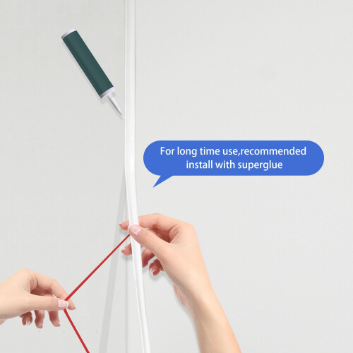 Silver PVC Quadrant Trim,Flexible Laminate Beading Self Adhesive Plastic 2