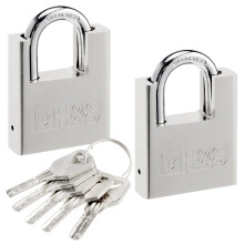 H&S High Security Padlocks with Keys Outdoor , Heavy Duty Waterproof 60mm