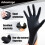 Black Nitrile Disposable Gloves , 100 Pack, Extra Strong, Latex,Free, 2