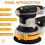 DEKOPRO Random Orbit Sander 300W with 16Pcs Sandpapers, 6 Variable Speed 2