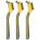 Amazon Amazon Basics Stainless Steel Mini Brushes, Soft Grip, 3,Pack, Assorted 2