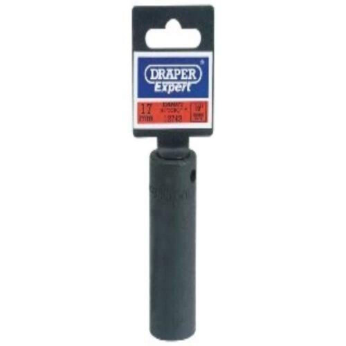 Draper Draper 12741 Expert Deep Impact Socket, 1/2" Square Drive, 14mm