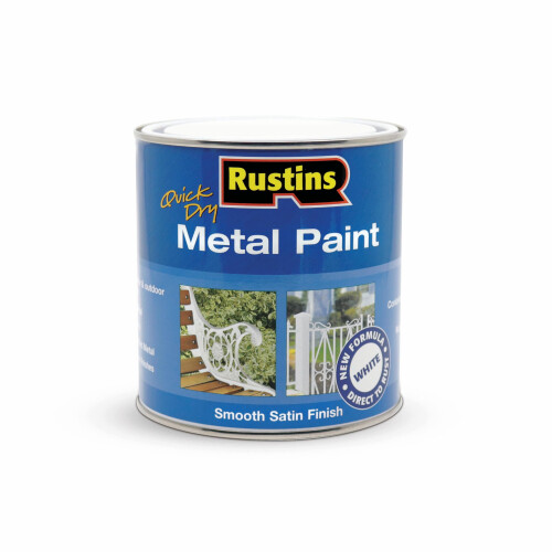 Rustins RUSTINS Metal Paint White 1L