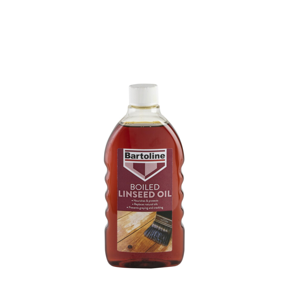 Bartoline Boiled Linseed Oil 500 Ml Â Fast,Drying Wood Protector For 34011423