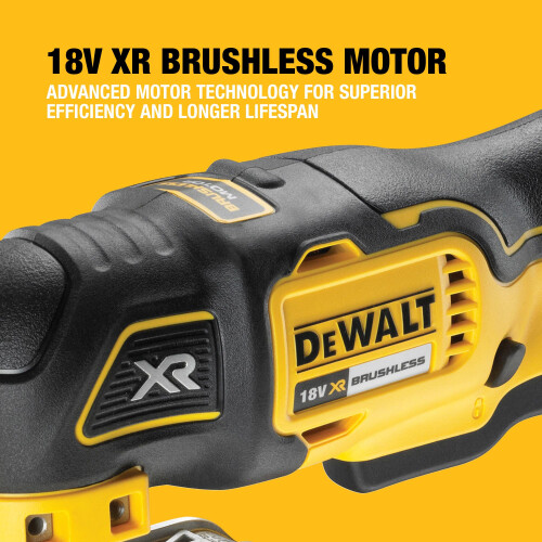 DeWalt DEWALT 18V XR Brushless Oscillating Multi,Tool, Bare Unit, DCS355N,XJ 2
