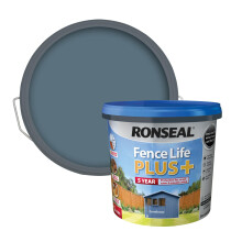 Ronseal Fence Life Plus+ Cornflower 5 Litres, 5 Year Long Lasting