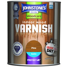 Johnstone's Woodcare Indoor Wood Varnish , Pine 750ml