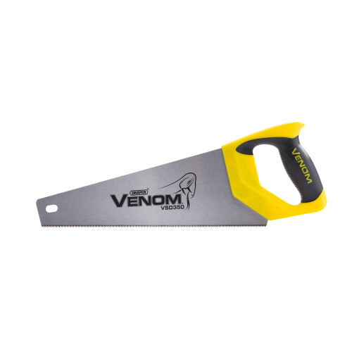 Draper Draper Venom Handsaw (350mm) , Second Fix Double Ground Hand Tool , High