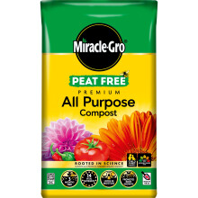 MiracleGro PEAT FREE Premium All Purpose Compost 20 litre Brown