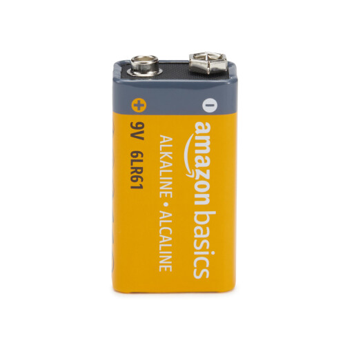 Amazon Amazon, Basics, Alkaline, Batteries, Shelf, Life, Smoke/CO, Detector, Electronics, Audio, 4-Pack, 9V 2