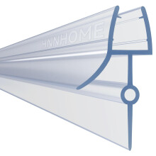 HNNHOME Rubber Plastic Bath Shower Screen Seal Strip for 4,6mm Glass Door