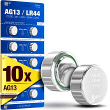 LR44, AG13, SR44, A76, Alkaline, Button, Cell, Batteries, Ideal, Watches, Hearing, Aids