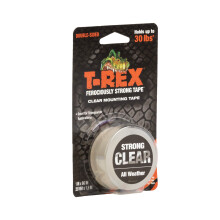 T,Rex Tape Extreme Hold Double Sided Mounting Tape Clear, Holds up to
