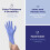 Comfy Package [100 Count Blue Nitrile Gloves, Disposable Gloves , 4 Mil, 3