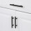 LONTAN 15 Pack Black Kitchen Handles 128mm Black Cupboard Handles Kitchen 2