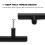 LONTAN 15 Pack Black Kitchen Handles 128mm Black Cupboard Handles Kitchen 4