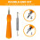 Doorbell Screwdriver Replacement Kit with 10Pcs Spare Screws, Double,Ended 2