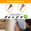 Doorbell Screwdriver Replacement Kit with 10Pcs Spare Screws, Double,Ended 3