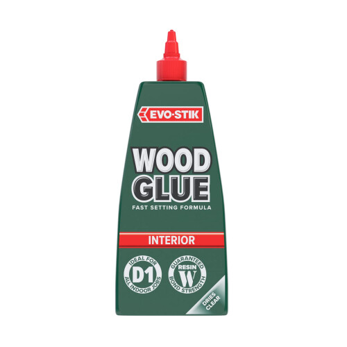 EVO,STIK Wood Glue 1L , Interior , Extra Strong , Fast Setting Glue , Dries