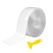 Dreetino Bath Sealant Strip,11ft Self Adhesive Caulk Strip Sealant Tape for