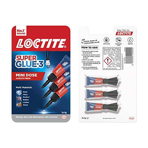 Unibond Loctite Universal, Strong Super Glue All Purpose Adhesive for Repairs, 1
