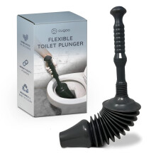 CUQOO Heavy Duty Sink and Toilet Plunger , Small Head Industrial Grade