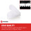 Velcro VELCRO Brand , Stick On Coins , Double Sided Hook & Loop Self Adhesive 2