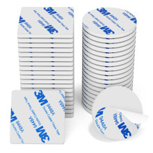 HOMMAND Double Sided Sticky Pads, 40 Pcs Sticky Pads Heavy Duty, Heavy Duty