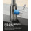 FORIOUS Kitchen Faucet with Pull Down Sprayer, Brushed Nickel, High Arc 6